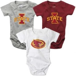 Wes And Willy Infant Iowa State Cyclones Hopper Onesie 3pk Multi -Wes and Willy Sales Store unnamed file 149