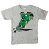 Wes And Willy Toddler North Dakota Fighting Hawks Hockey Player T-Shirt Heather Grey -Wes and Willy Sales Store unnamed file 221