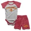 Wes And Willy Infant Iowa State Cyclones Hiro Onesie/Short Set Crimson -Wes and Willy Sales Store unnamed file 249