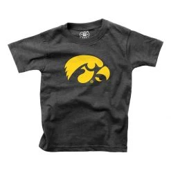 Wes And Willy Infant Iowa Hawkeyes Basic Logo T-Shirt Black