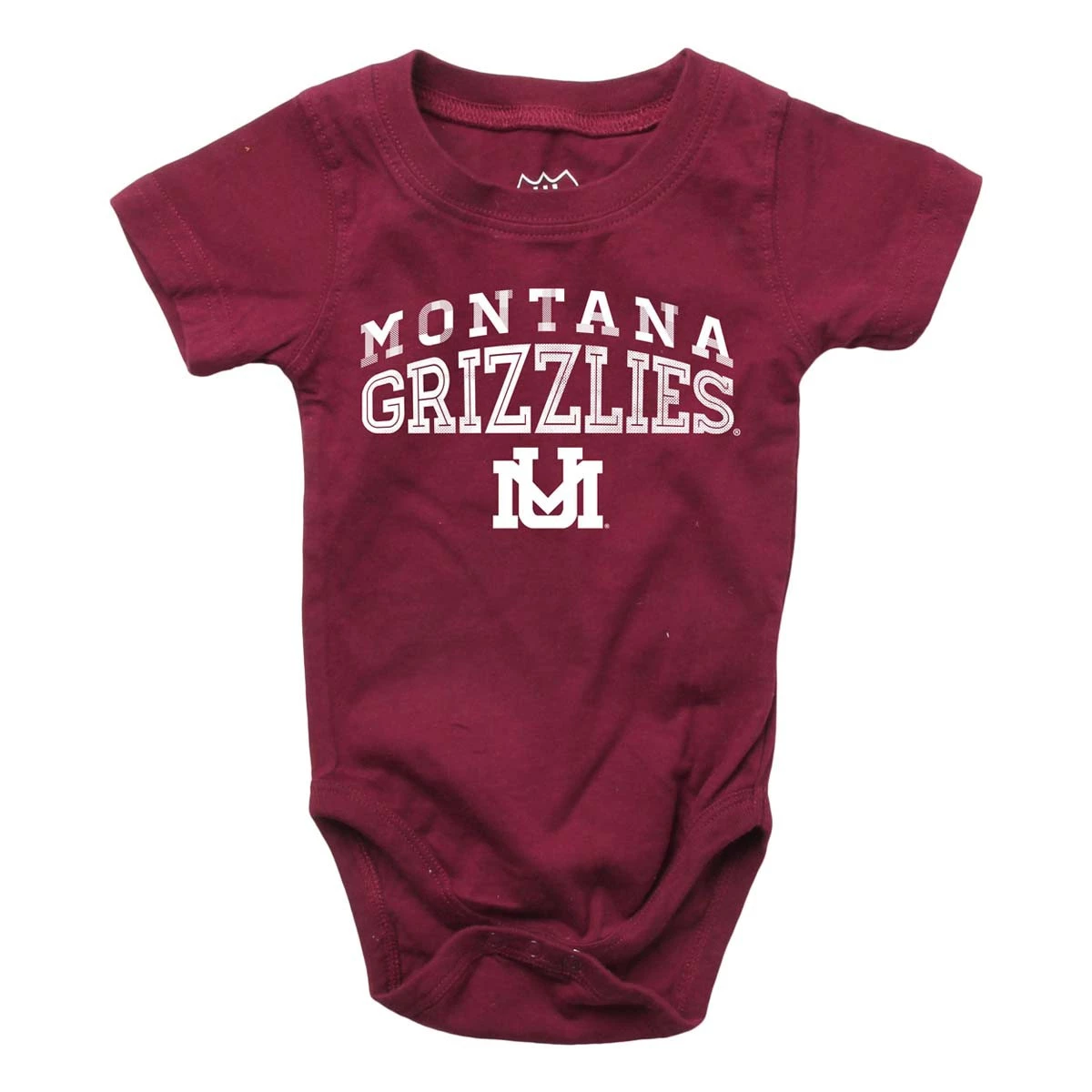 Wes And Willy Infant Montana Grizzlies Rafiki Onesie Maroon 3 Wes And Willy Infant Montana Grizzlies Rafiki Onesie Maroon