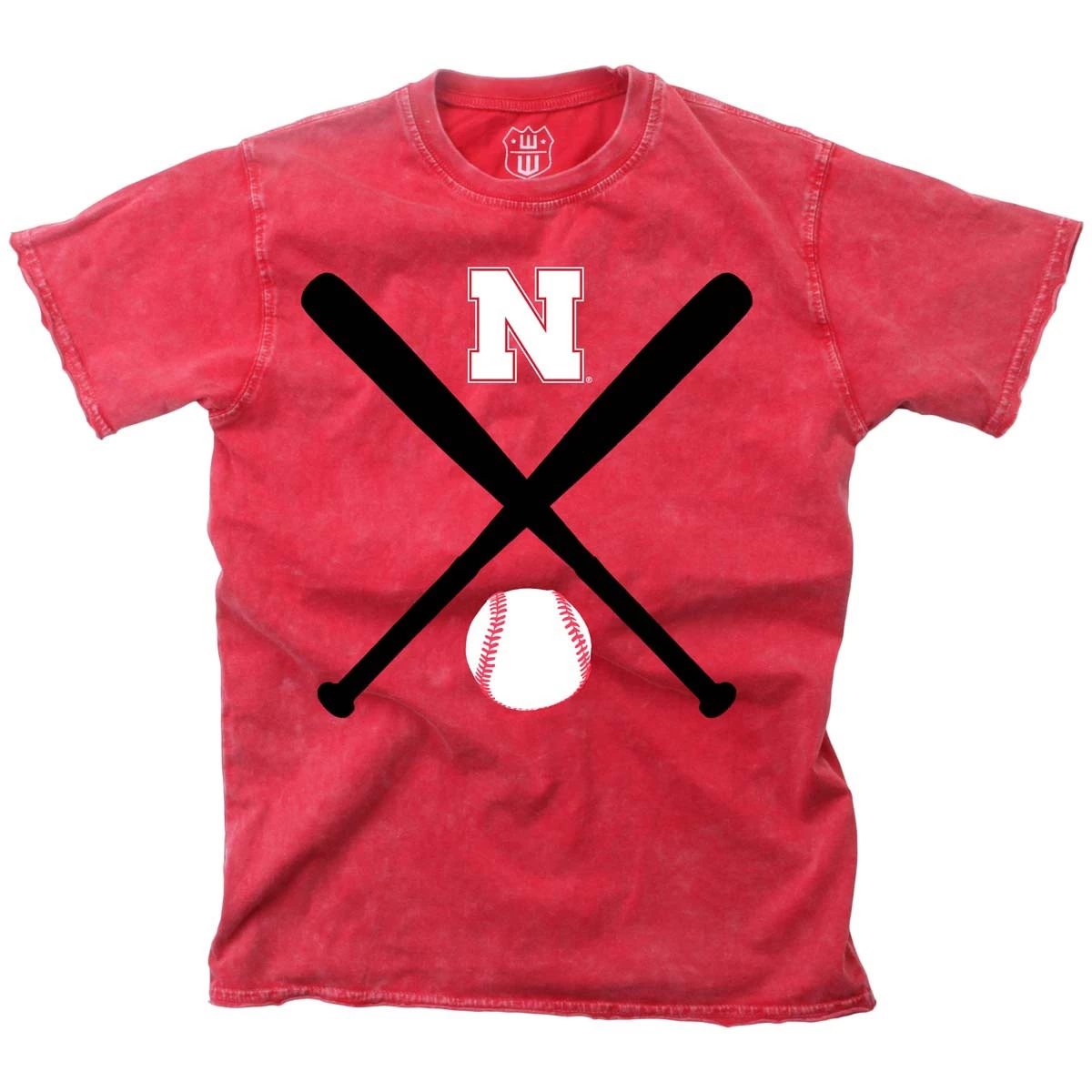 Wes And Willy Kids' Nebraska Cornhuskers Ruth T-Shirt Red 3 Wes And Willy Kids' Nebraska Cornhuskers Ruth T-Shirt Red