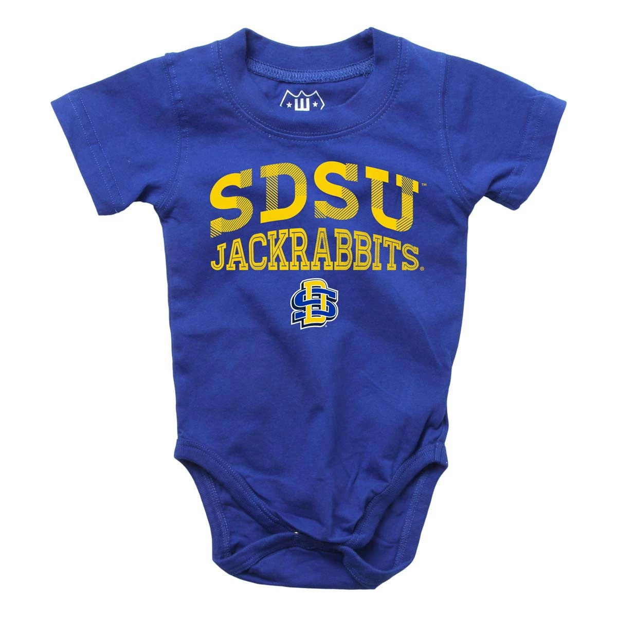 Wes And Willy Infant South Dakota State Jackrabbits Zazu Onesie Blue 3 Wes And Willy Infant South Dakota State Jackrabbits Zazu Onesie Blue