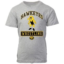 Wes And Willy Kids' Iowa Hawkeyes Grapler T-Shirt Grey Heather 5 Wes And Willy Kids' Iowa Hawkeyes Grapler T-Shirt Grey Heather -Wes and Willy Sales Store unnamed file 344