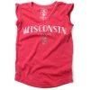 Wes And Willy Girls' Wisconsin Badgers Ariel T-Shirt Red -Wes and Willy Sales Store unnamed file 354