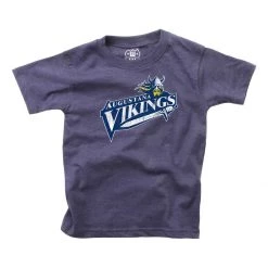 Wes And Willy Toddler Augustana Vikings Basic Logo T-Shirt Midnight