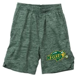 Wes And Willy Kids' North Dakota State Bison Zeus Short Dark Green Heather -Wes and Willy Sales Store unnamed file 378