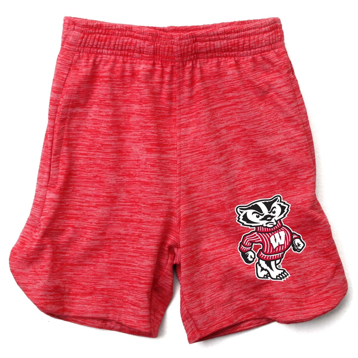 Wes And Willy Kids' Wisconsin Badgers Zeus Short Red Heather 3 Wes And Willy Kids' Wisconsin Badgers Zeus Short Red Heather