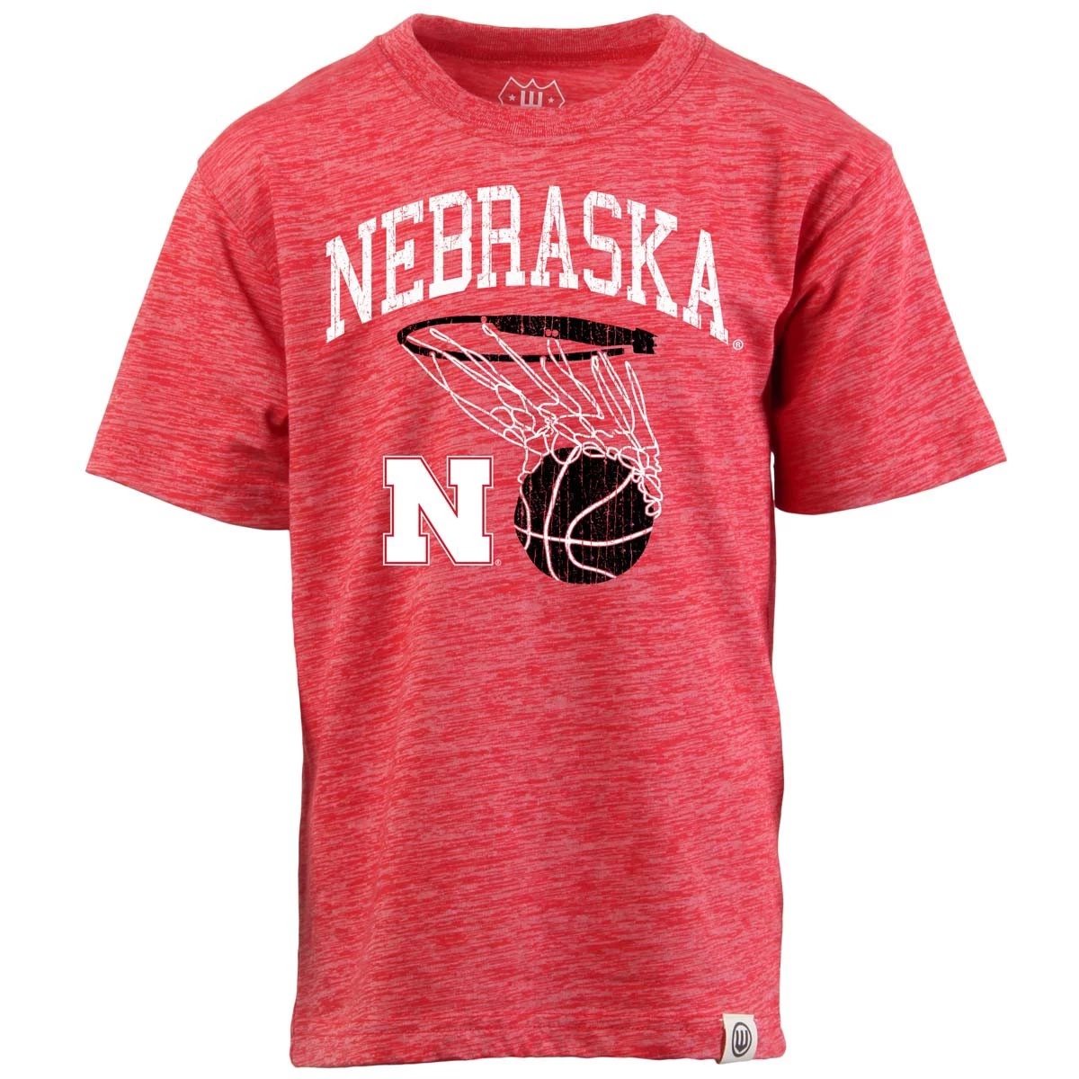 Wes And Willy Kids' Nebraska Cornhuskers Wilt T-Shirt Red 3 Wes And Willy Kids' Nebraska Cornhuskers Wilt T-Shirt Red