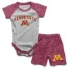 Wes And Willy Infant Minnesota Golden Gophers Hiro Onesie/Short Set Maroon -Wes and Willy Sales Store unnamed file 403