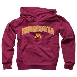Wes And Willy Toddler Minnesota Golden Gophers Kristoff Hoodie Maroon