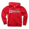 Wes And Willy Kids' Nebraska Cornhuskers Mufasa Hoodie Cherry