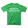 Wes And Willy Kids' North Dakota Fighting Hawks Script Logo T-Shirt Green -Wes and Willy Sales Store unnamed file 431