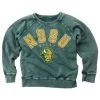 Wes And Willy Girls' North Dakota State Bison Washed Crewneck Forest
