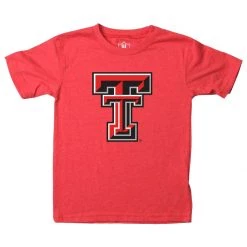 Wes And Willy Infant Texas Tech Red Raiders Basic Logo T-Shirt