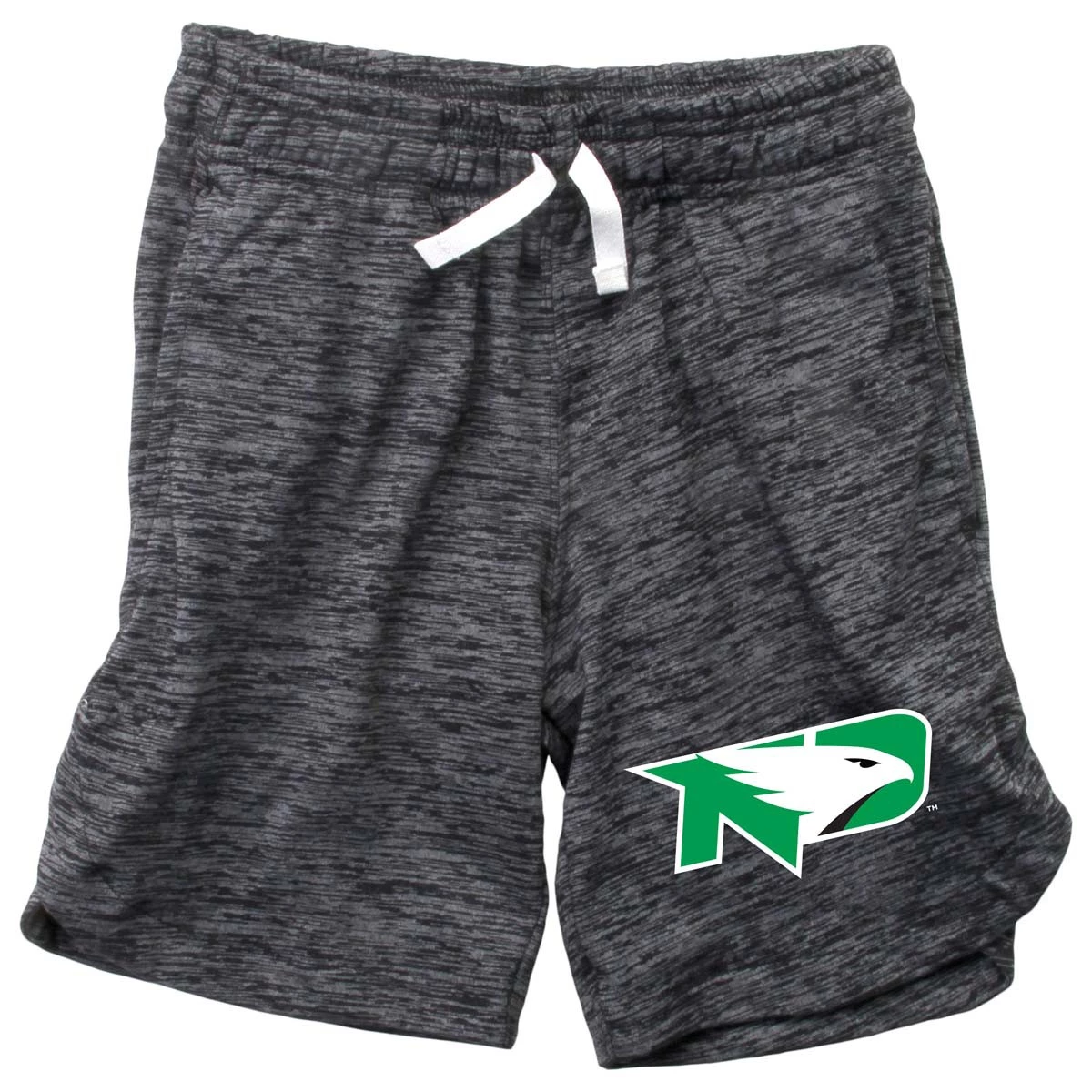 Wes And Willy Kids' North Dakota Fighting Hawks Zeus Short Black Heather 4 Wes And Willy Kids' North Dakota Fighting Hawks Zeus Short Black Heather - Image 2