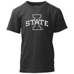 Wes And Willy Toddler Iowa State Cyclones Distressed Logo T-Shirt Black