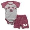 Wes And Willy Infant Montana Grizzlies Hiro Onesie/Short Set Maroon -Wes and Willy Sales Store unnamed file 492