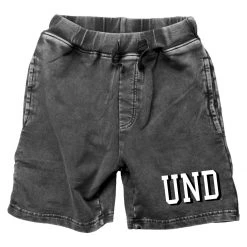 Wes And Willy Kids' North Dakota Fighting Hawks 84 Faded Shorts Black