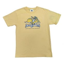 Wes And Willy Kids' South Dakota State Jackrabbits Basic Logo T-Shirt Gold
