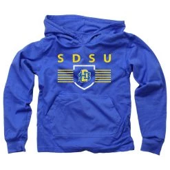 Wes And Willy Kids' South Dakota State Jackrabbits Jersey Hoodie Royal