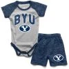 Wes And Willy Infant BYU Cougars Hiro Onesie/Short Set Navy -Wes and Willy Sales Store unnamed file 543