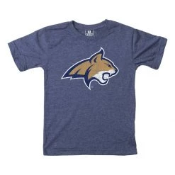 Wes And Willy Kids' Montana State Bobcats Basic Logo T-Shirt Navy -Wes and Willy Sales Store unnamed file 549