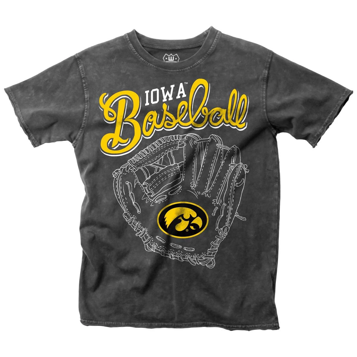 Wes And Willy Kids' Iowa Hawkeyes Gehrig T-Shirt Black 3 Wes And Willy Kids' Iowa Hawkeyes Gehrig T-Shirt Black