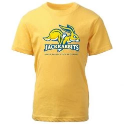 Wes And Willy Infant South Dakota State Jackrabbits Logo T-Shirt Gold