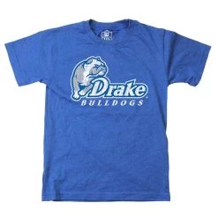 Wes And Willy Infant Drake Bulldogs Basic Logo T-Shirt Royal