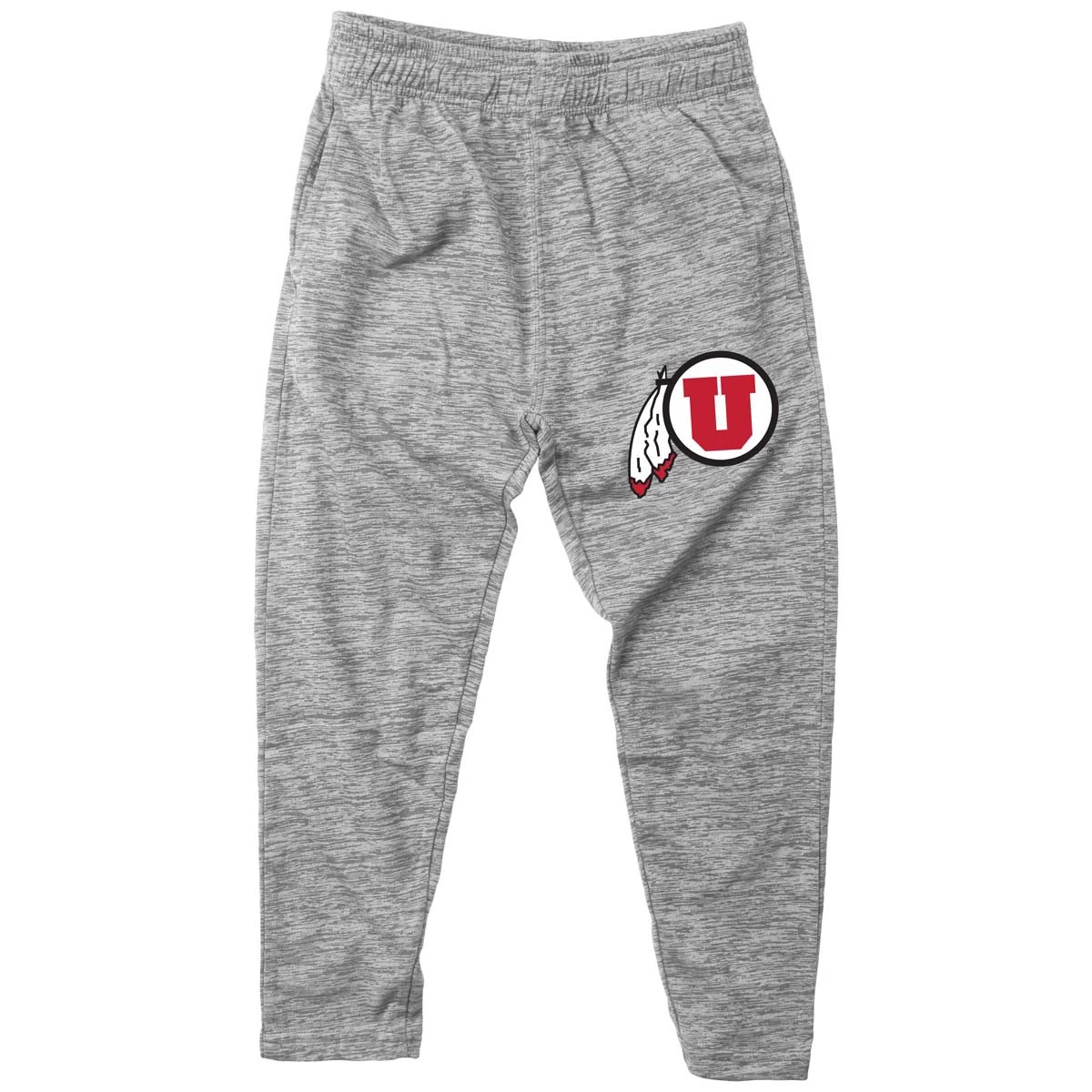 Wes And Willy Kids' Utah Utes Aladdin Pant Charcoal Heather 4 Wes And Willy Kids' Utah Utes Aladdin Pant Charcoal Heather - Image 2