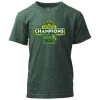 Wes And Willy Kids' North Dakota State Bison 2021 National Champions T-Shirt Green
