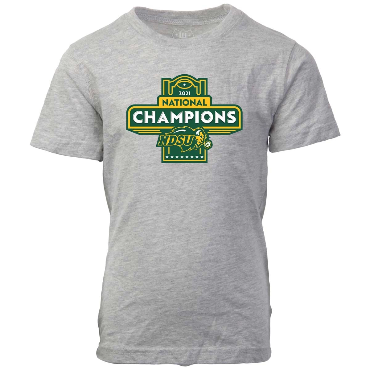 Wes And Willy Kids' North Dakota State Bison 2021 National Champions T-Shirt Green 5 Wes And Willy Kids' North Dakota State Bison 2021 National Champions T-Shirt Green - Image 3