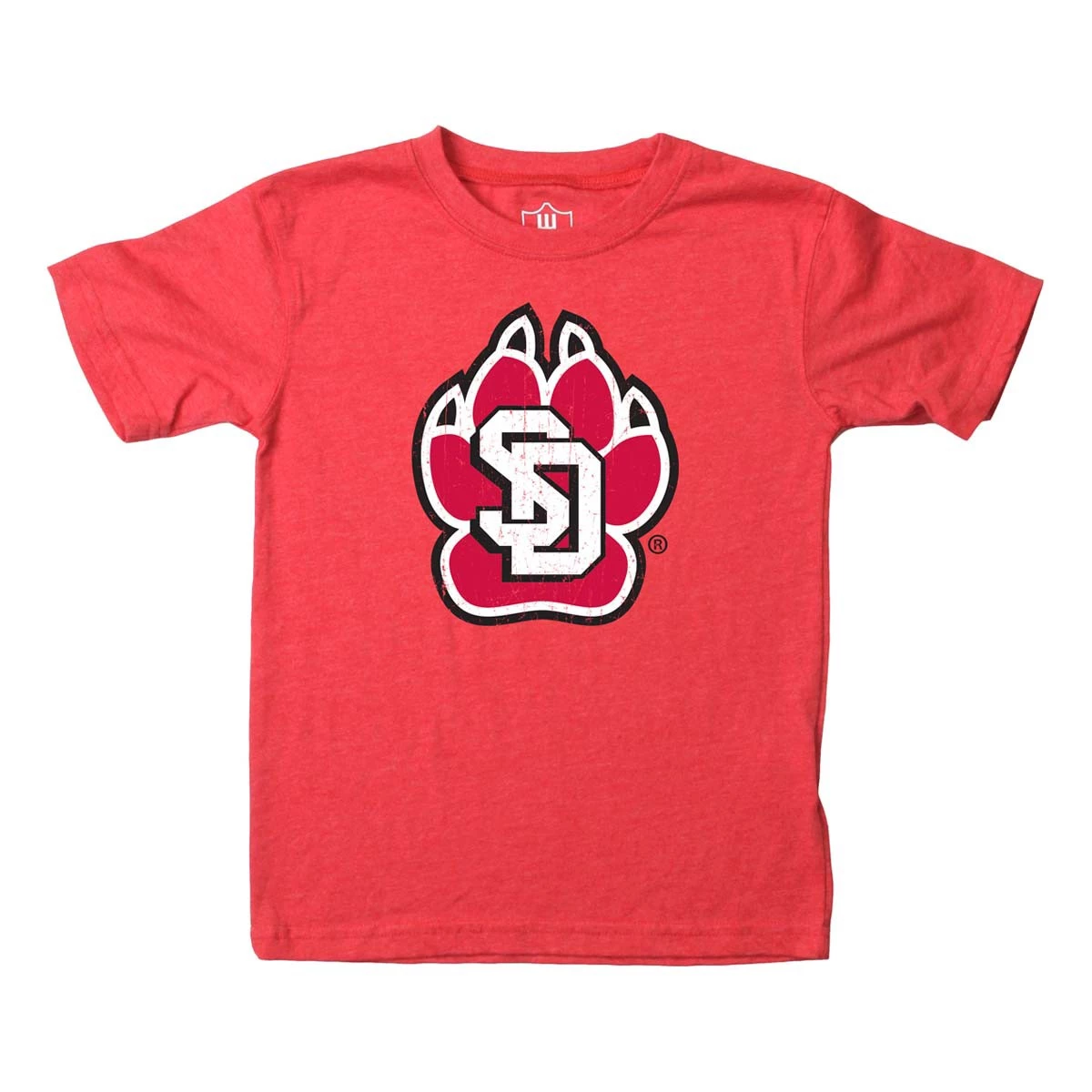 Wes And Willy Kids' South Dakota Coyotes Basic Logo T-Shirt Black 3 Wes And Willy Kids' South Dakota Coyotes Basic Logo T-Shirt Black