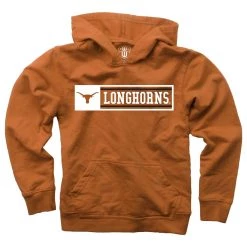 Wes And Willy Kids' Texas Longhorns Mufasa Hoodie Orange