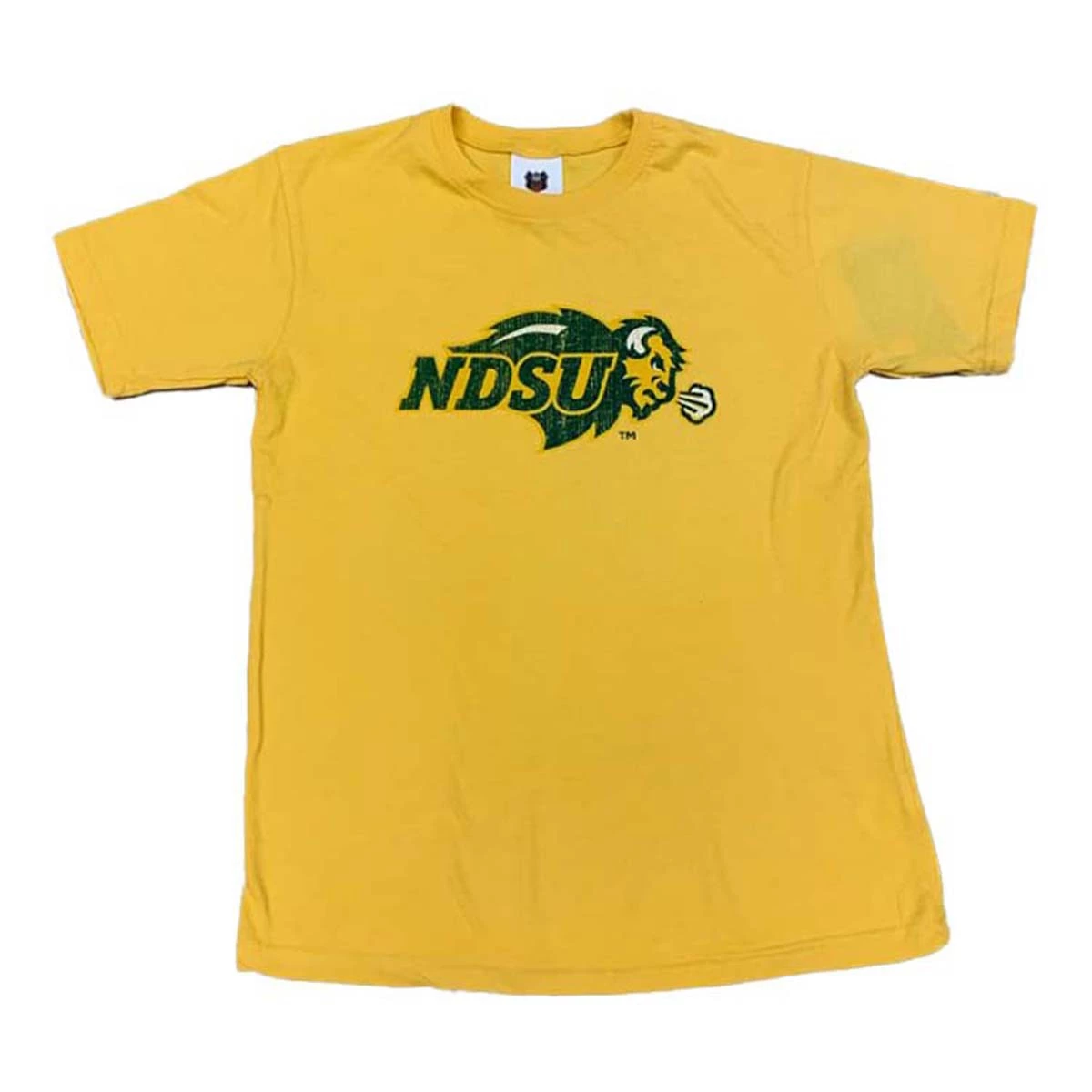 Wes And Willy Kids' North Dakota State Bison Basic Logo T-Shirt Green 4 Wes And Willy Kids' North Dakota State Bison Basic Logo T-Shirt Green - Image 2