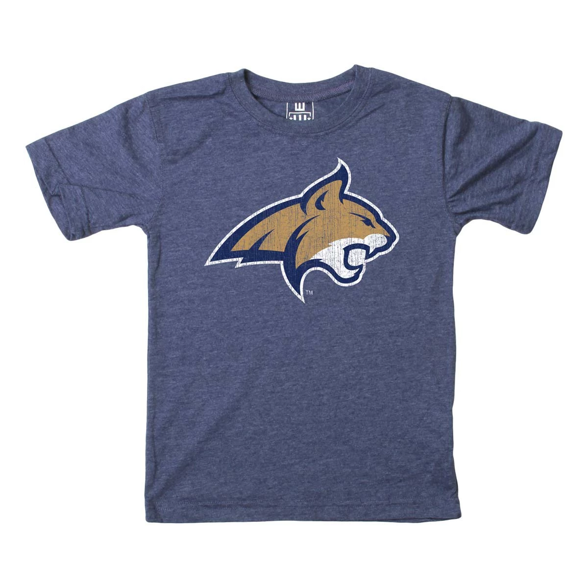 Wes And Willy Kids' Montana State Bobcats Basic Logo T-Shirt Gold 5 Wes And Willy Kids' Montana State Bobcats Basic Logo T-Shirt Gold - Image 3