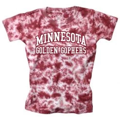Wes And Willy Kids' Minnesota Golden Gophers Tie Dye T-Shirt Maroon -Wes and Willy Sales Store unnamed file 684