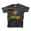 Wes And Willy Toddler Colorado College Tigers Basic Logo T-Shirt Black