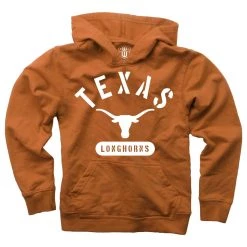 Wes And Willy Toddler Texas Longhorns Sal Hoodie Orange