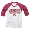 Wes And Willy Kids' Minnesota Golden Gophers Raglan 1/4 Sleeve Shirt White -Wes and Willy Sales Store unnamed file 711