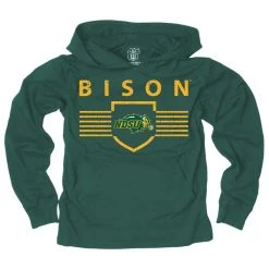 Wes And Willy Kids' North Dakota State Bison Jersey Hoodie Forest 5 Wes And Willy Kids' North Dakota State Bison Jersey Hoodie Forest -Wes and Willy Sales Store unnamed file 714