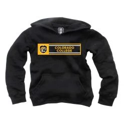 Wes And Willy Kids' Colorado College Tigers Mufasa Hoodie Black