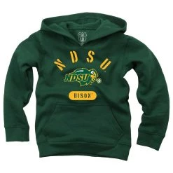 Wes And Willy Kids' North Dakota State Bison Sal Hoodie Forest