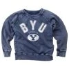 Wes And Willy Toddler Girls' BYU Cougars Washed Crewneck Navy 1 Wes And Willy Toddler Girls' BYU Cougars Washed Crewneck Navy -Wes and Willy Sales Store unnamed file 738
