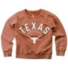 Wes And Willy Girls' Texas Longhorns Washed Crewneck Orange 2 Wes And Willy Girls' Texas Longhorns Washed Crewneck Orange -Wes and Willy Sales Store unnamed file 740