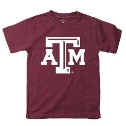 Wes And Willy Infant Texas A&M Aggies Basic Logo T-Shirt Maroon