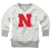 Wes And Willy Kids' Nebraska Cornhuskers Reverse Crewneck Grey Heather -Wes and Willy Sales Store unnamed file 81