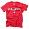 Wes And Willy Girls' Nebraska Cornhuskers Basic Logo T-Shirt Red -Wes and Willy Sales Store unnamed file 85