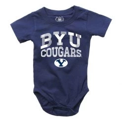 Wes And Willy Infant BYU Cougars Zazu Onesie Midnight